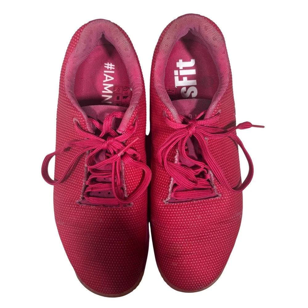 NOBULL CrossFit Trainer Hot Pink Training Shoes Womens 10 Mens 8.5 Neon Workout